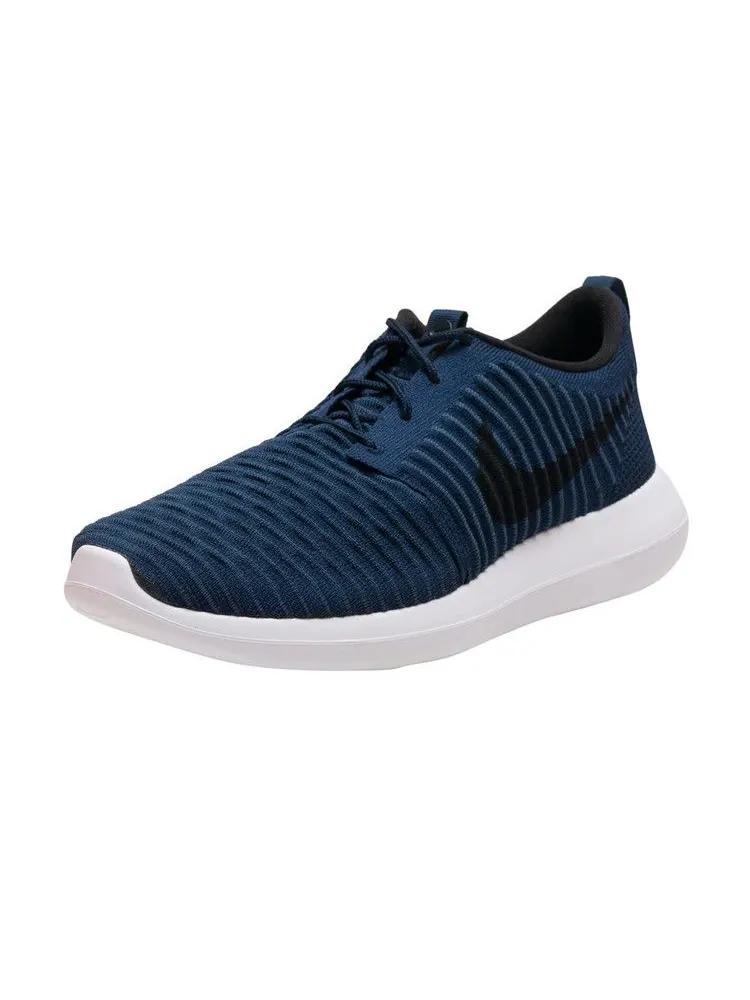 Кроссовки Nike Roshe Two Flyknit 'Navy' — изображение 4 из 5, темно-синий/белый