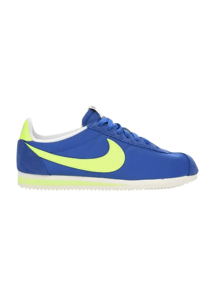 Кроссовки Nike Classic Cortez Nylon AW, Royal Volt — изображение 1 из 1, синий