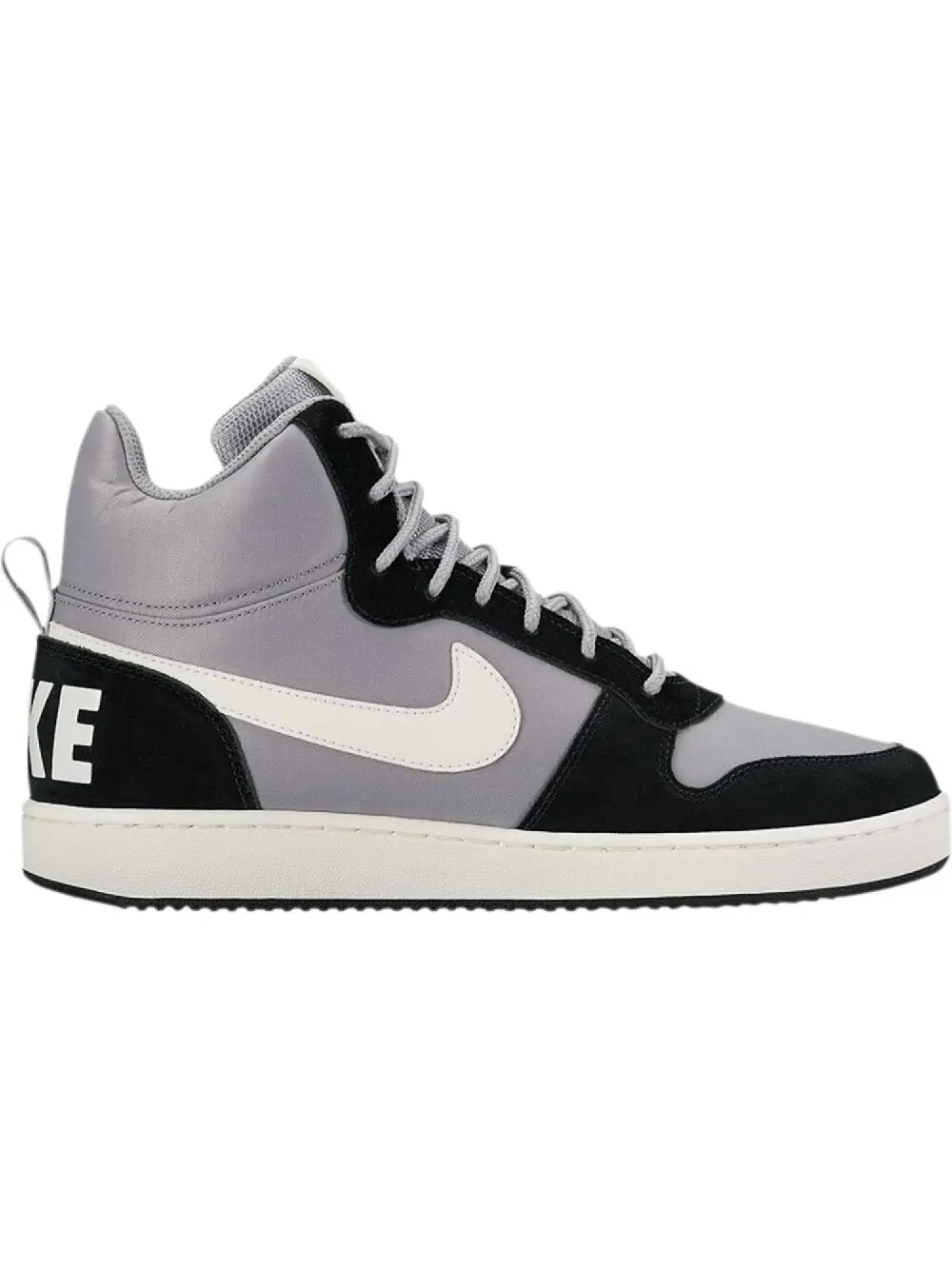 Кеды Nike Court Borough Mid Premium — изображение 1 из 1, серебристый/черный/белый