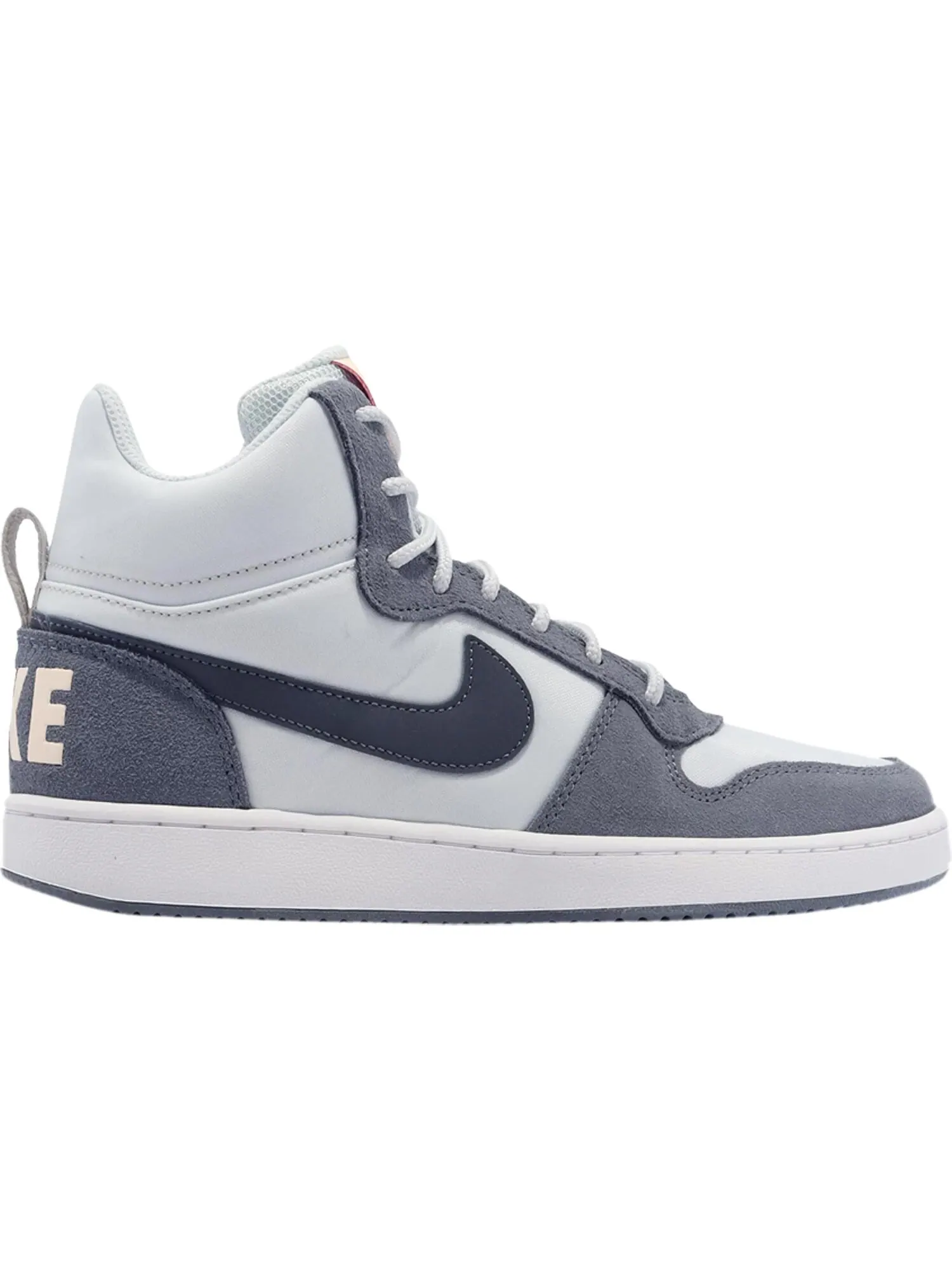 Кроссовки Nike Wmns Court Borough Mid Premium Pure Platinum — изображение 1 из 1, белый/серый