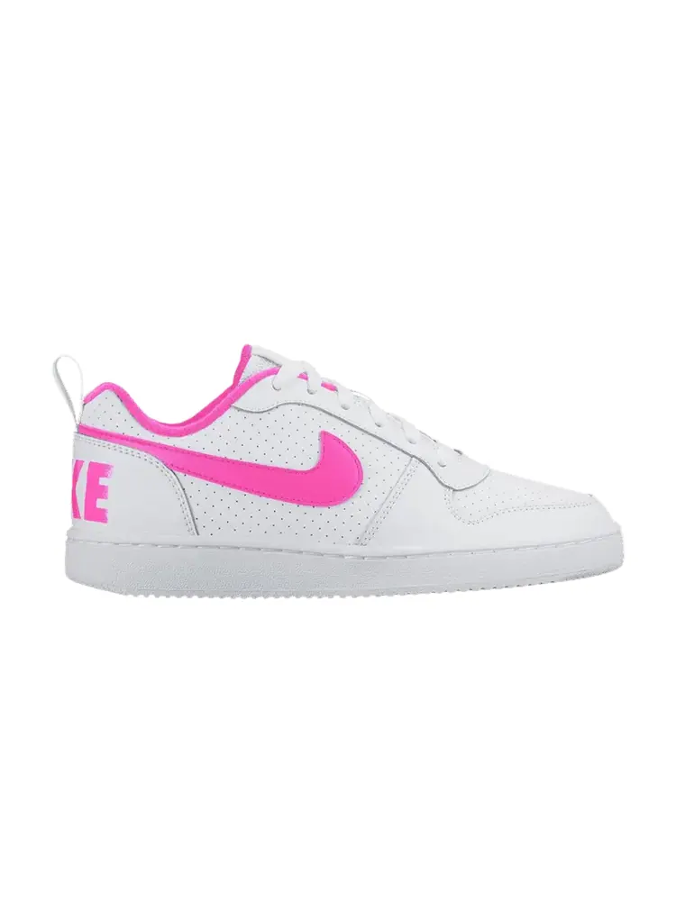 Кроссовки Nike Court Borough Low GS 'White Pink Blast' — изображение 1 из 1, белый/розовый
