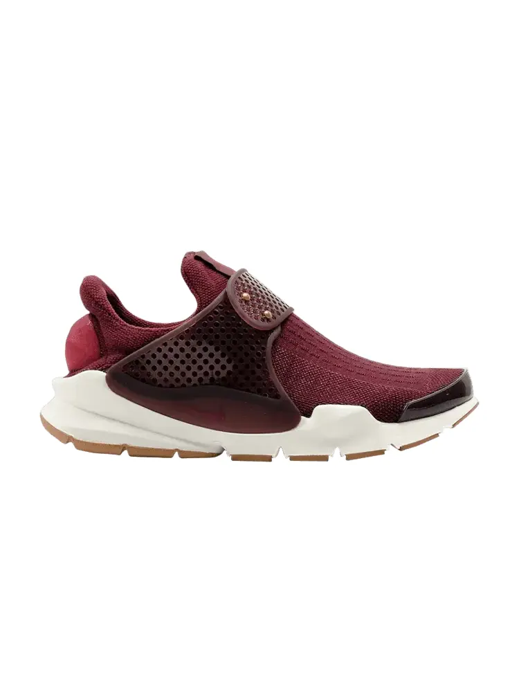 Кроссовки Nike Wmns Sock Dart SE 'Night Maroon' — изображение 1 из 1, белый-светлый коричневый