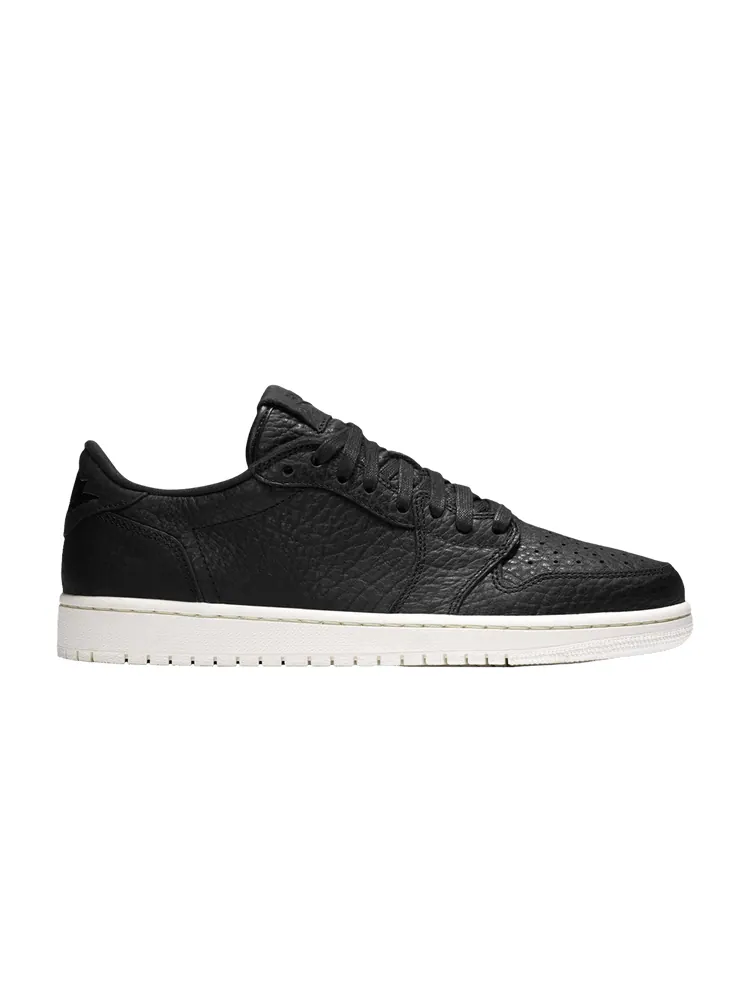 Кроссовки Air Jordan Air Jordan 1 Retro Low Swooshless 'Black' 2025 — изображение 1 из 1, черный/черный
