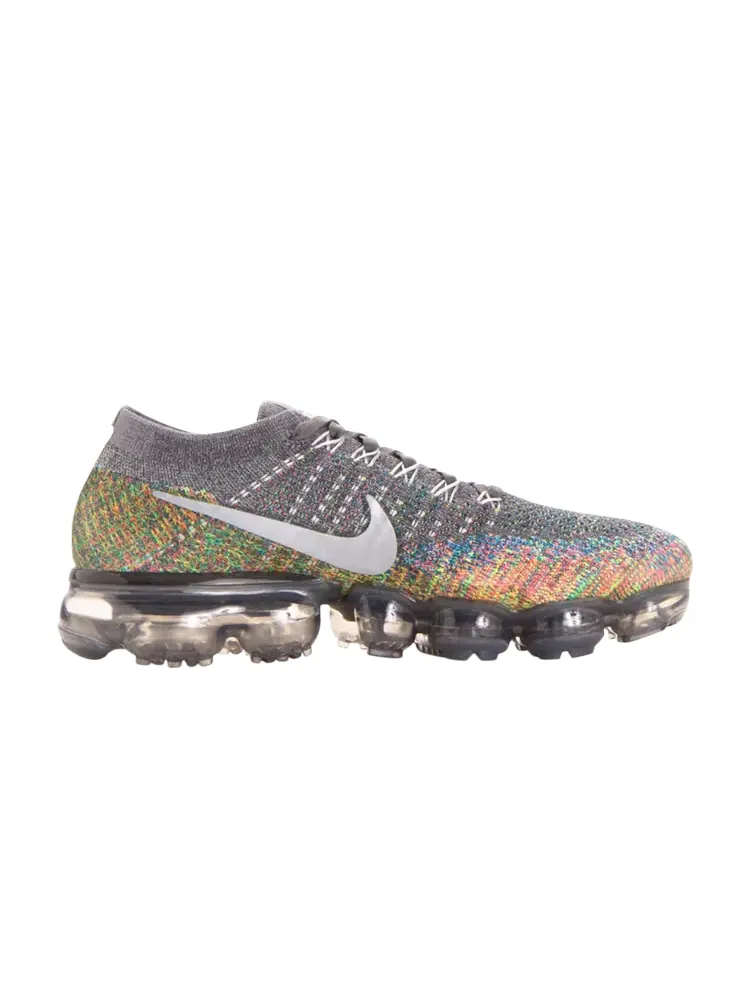 Кроссовки Nike Wmns Air VaporMax Flyknit 'Dark Grey' — изображение 1 из 1, серый
