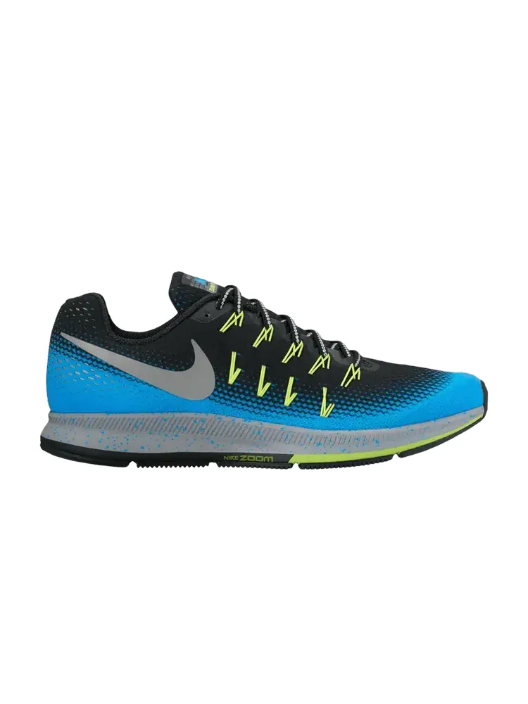 Кроссовки Nike Air Zoom Pegasus 33 Shield 'Black Blue Glow' — изображение 1 из 1