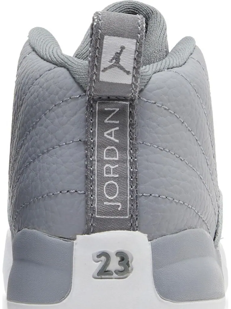Кроссовки Air Jordan 12 Retro TD Stealth — изображение 7 из 8, серый