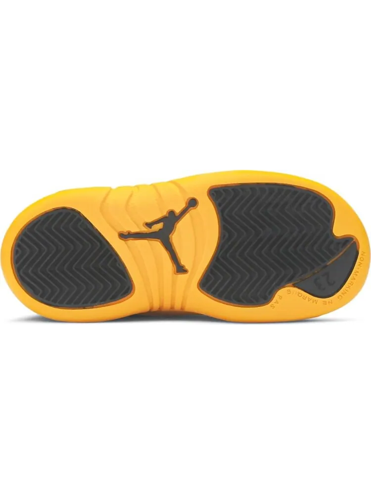 Кроссовки Air Jordan 12 Retro TD University Gold — изображение 4 из 8, черный