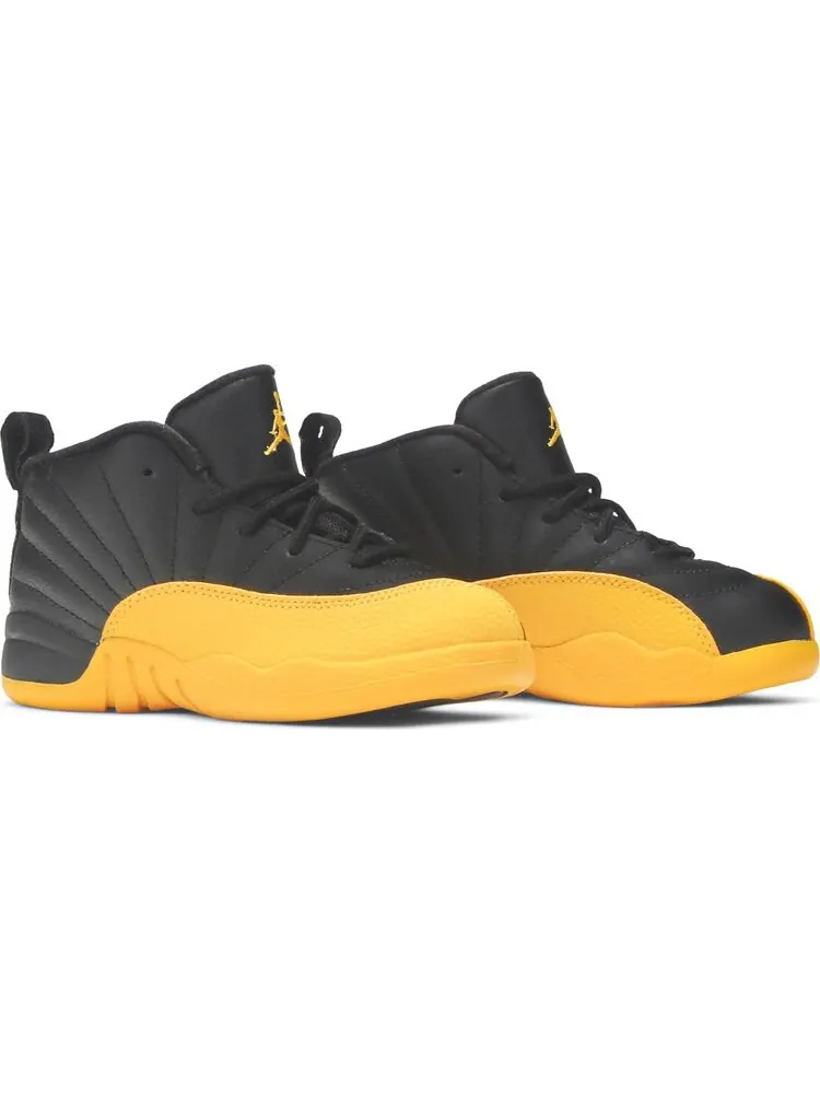 Кроссовки Air Jordan 12 Retro TD University Gold — изображение 8 из 8, черный