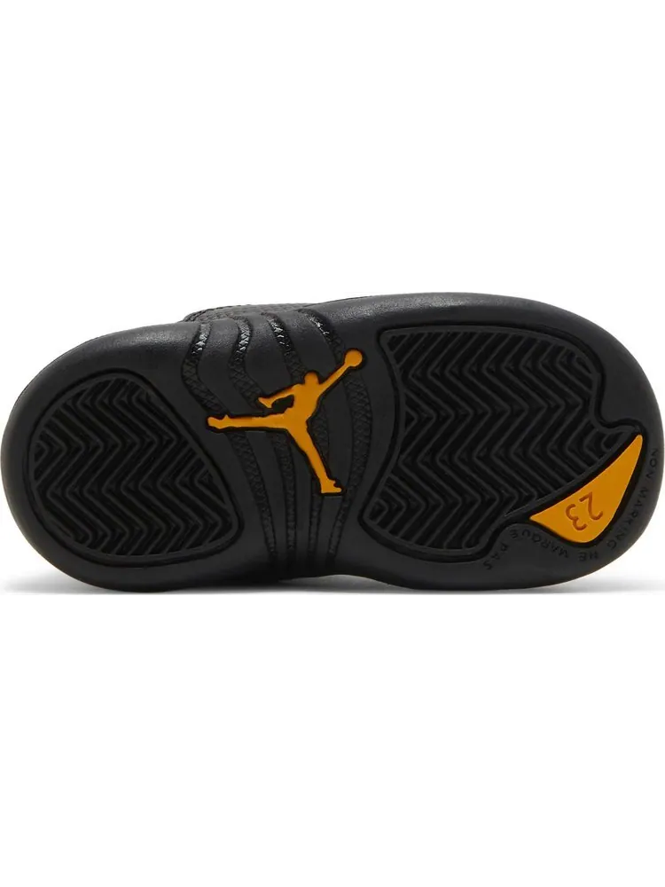Кроссовки Air Jordan 12 Retro TD Black Taxi — изображение 4 из 8, черный