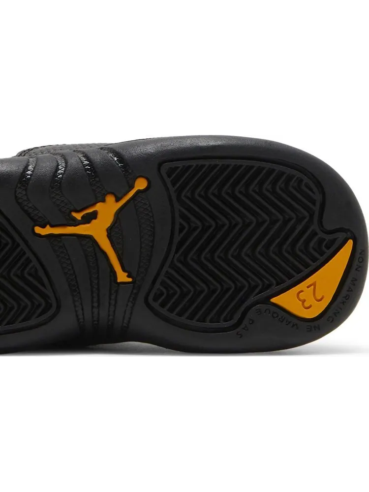 Кроссовки Air Jordan 12 Retro TD Black Taxi — изображение 5 из 8, черный