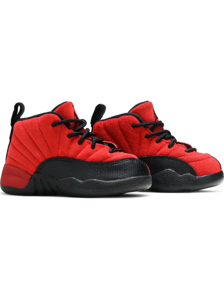 Кроссовки Air Jordan 12 Retro TD Reverse Flu Game — изображение 8 из 8, красный