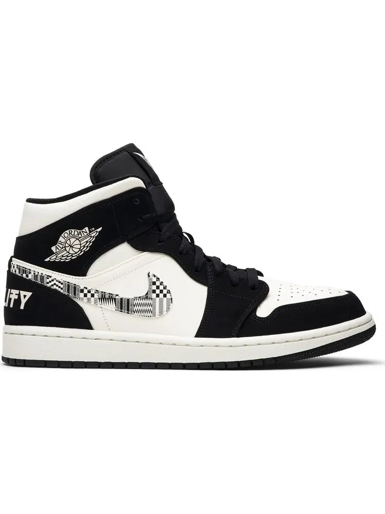 Кроссовки Air Jordan 1 Mid Melo SE Equality — изображение 1 из 8, черный