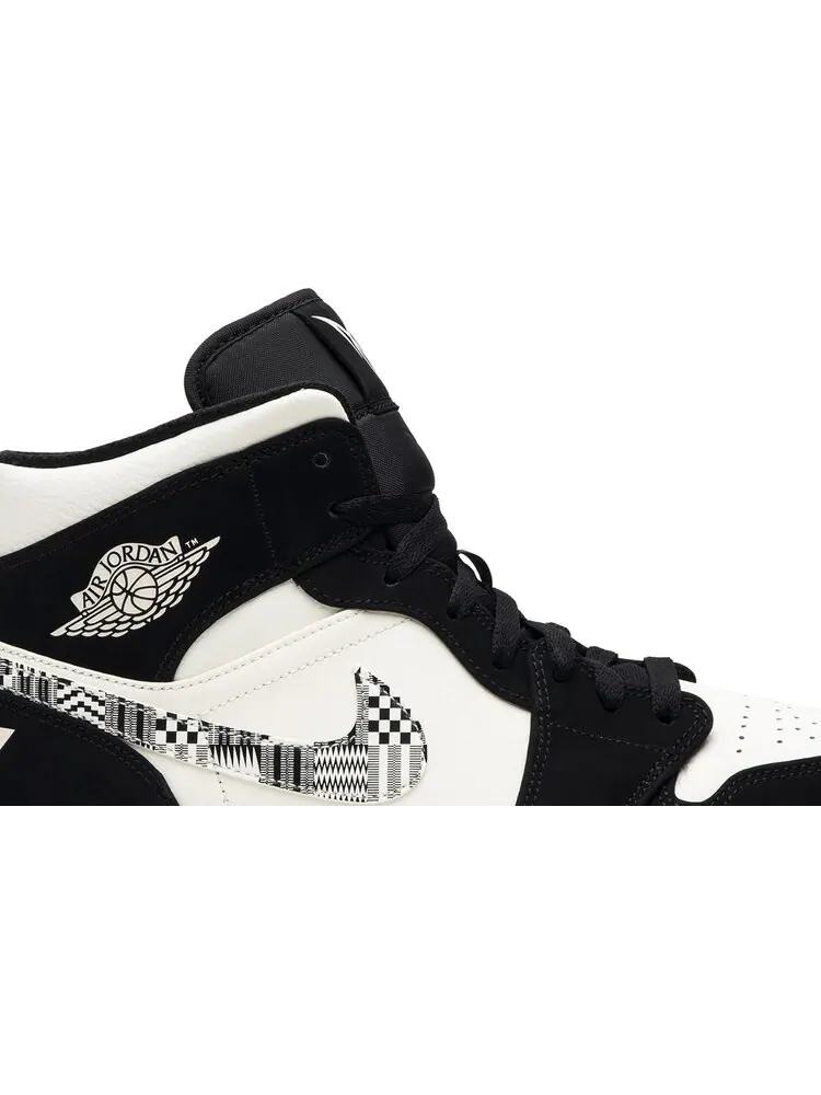 Кроссовки Air Jordan 1 Mid Melo SE Equality — изображение 2 из 8, черный