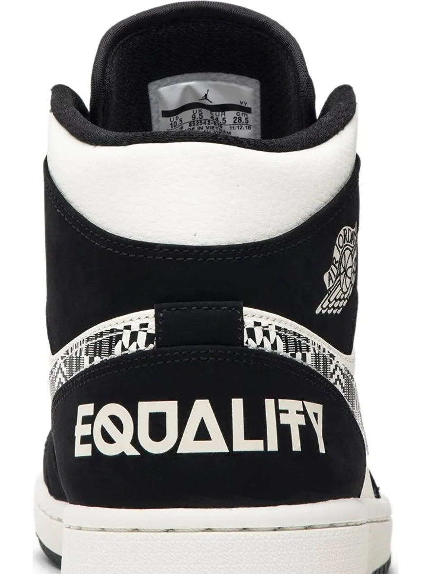 Кроссовки Air Jordan 1 Mid Melo SE Equality — изображение 7 из 8, черный