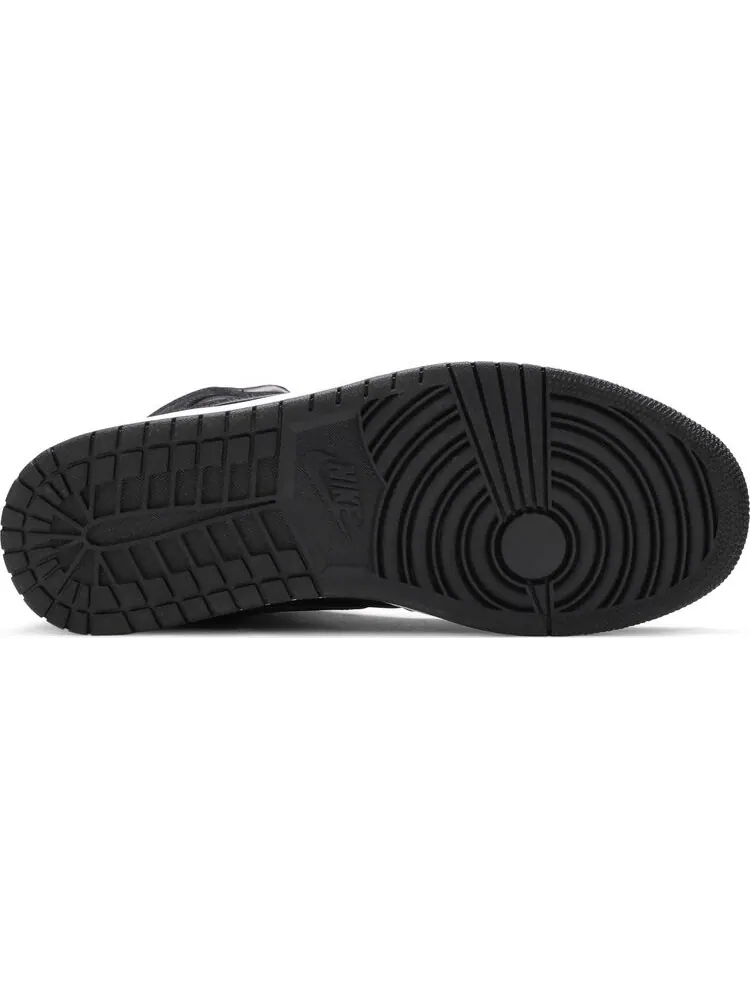 Кроссовки Air Jordan 1 Mid SE Nylon Black Grey — изображение 4 из 8, серый