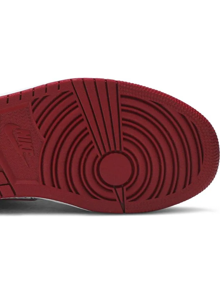Кроссовки Air Jordan 1 Mid SE Newspaper Air Times — изображение 5 из 8, черный