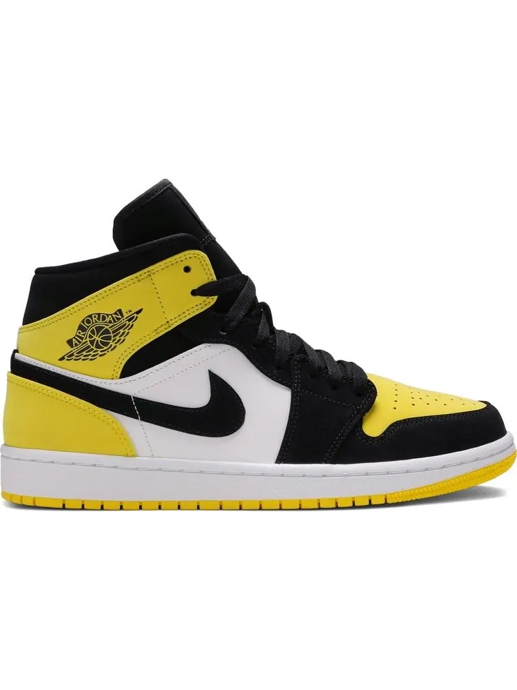 Кроссовки Air Jordan 1 Mid SE Yellow Toe — изображение 1 из 8, черный
