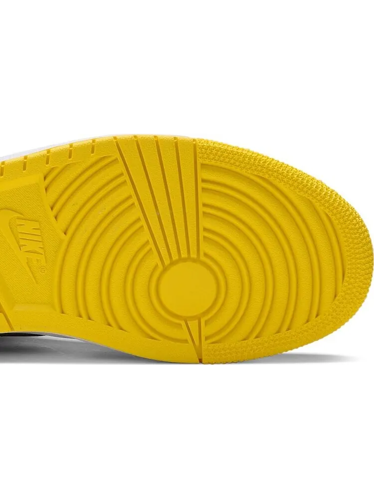 Кроссовки Air Jordan 1 Mid SE Yellow Toe — изображение 5 из 8, черный
