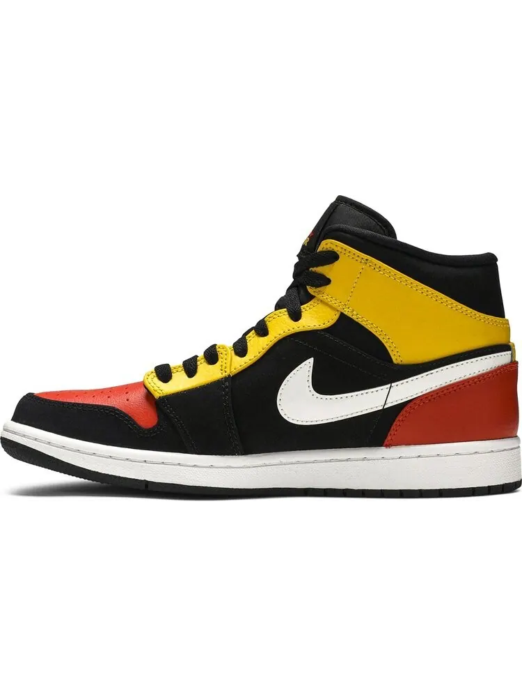 Кроссовки Air Jordan 1 Mid SE Amarillo — изображение 3 из 8, черный