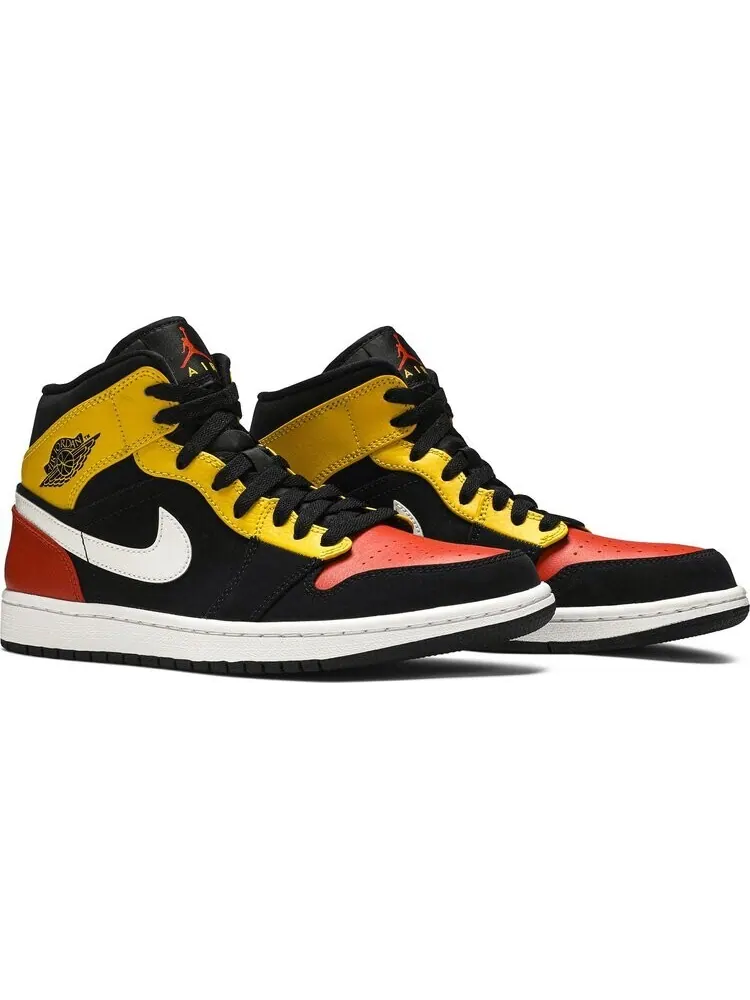 Кроссовки Air Jordan 1 Mid SE Amarillo — изображение 8 из 8, черный