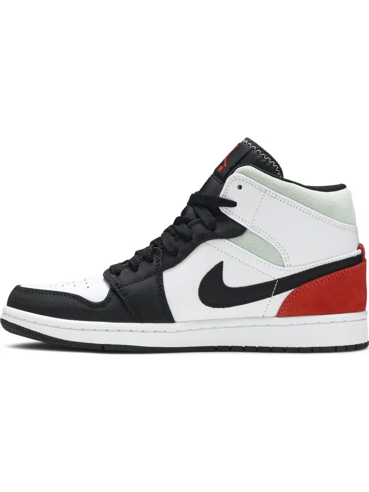 Кроссовки Air Jordan 1 Mid SE Red Black Toe — изображение 3 из 8, красный