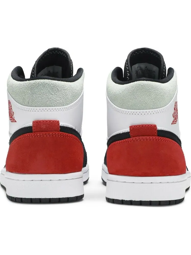 Кроссовки Air Jordan 1 Mid SE Red Black Toe — изображение 6 из 8, красный