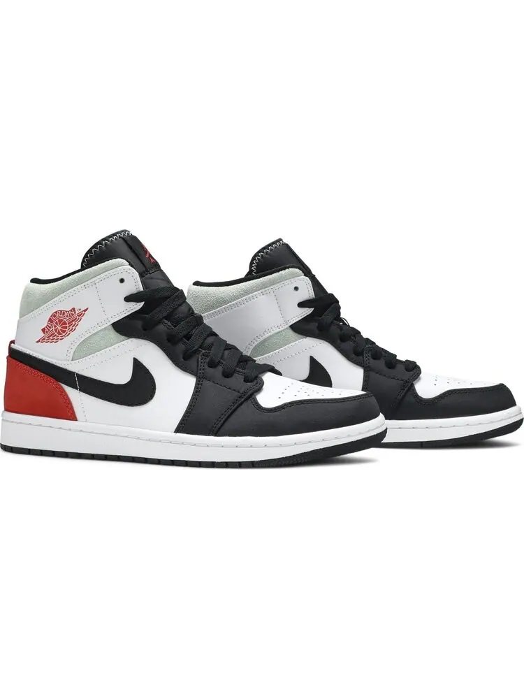 Кроссовки Air Jordan 1 Mid SE Red Black Toe — изображение 8 из 8, красный