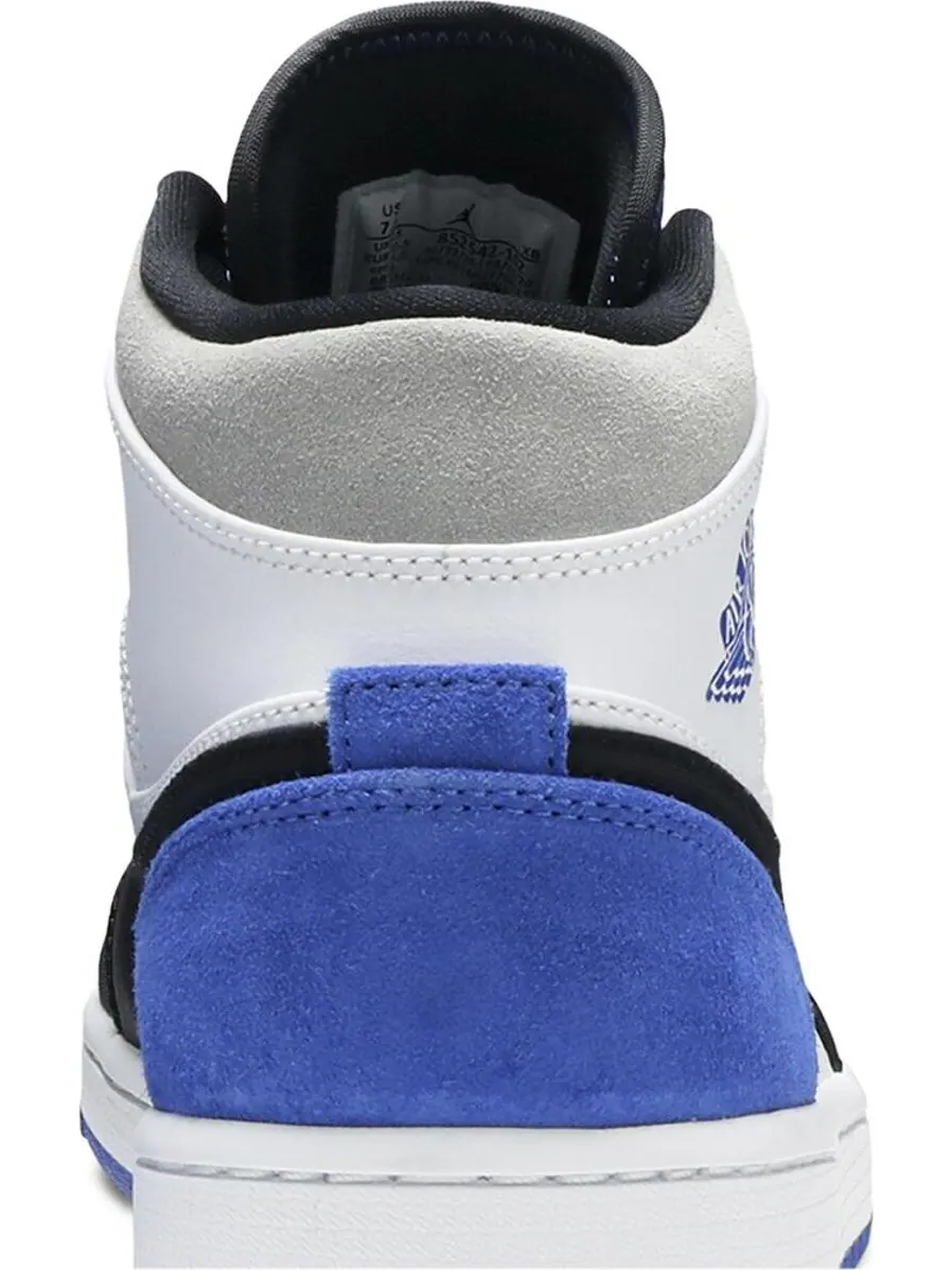 Кроссовки Air Jordan 1 Mid SE Royal Black Toe — изображение 7 из 8, синий