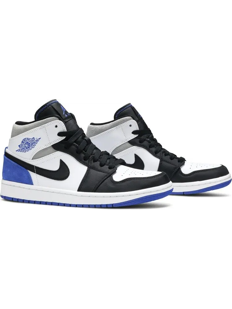 Кроссовки Air Jordan 1 Mid SE Royal Black Toe — изображение 8 из 8, синий