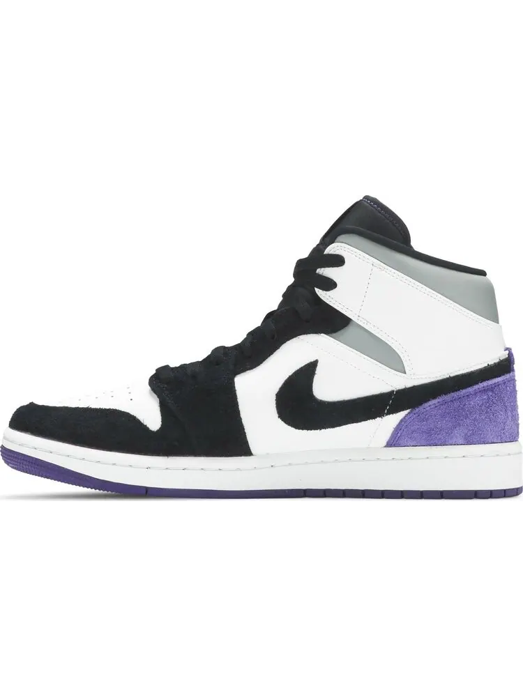 Кроссовки Air Jordan 1 Mid SE Varsity Purple — изображение 3 из 8, белый