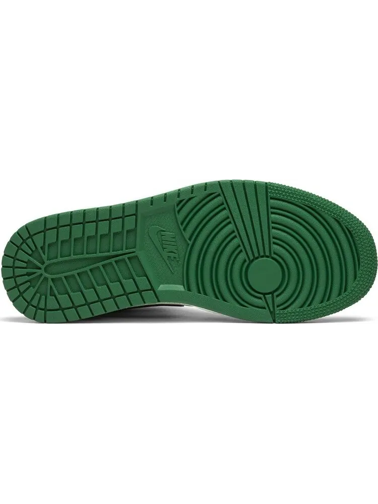 Кроссовки Air Jordan 1 Mid Pine — изображение 4 из 8, белый зеленый