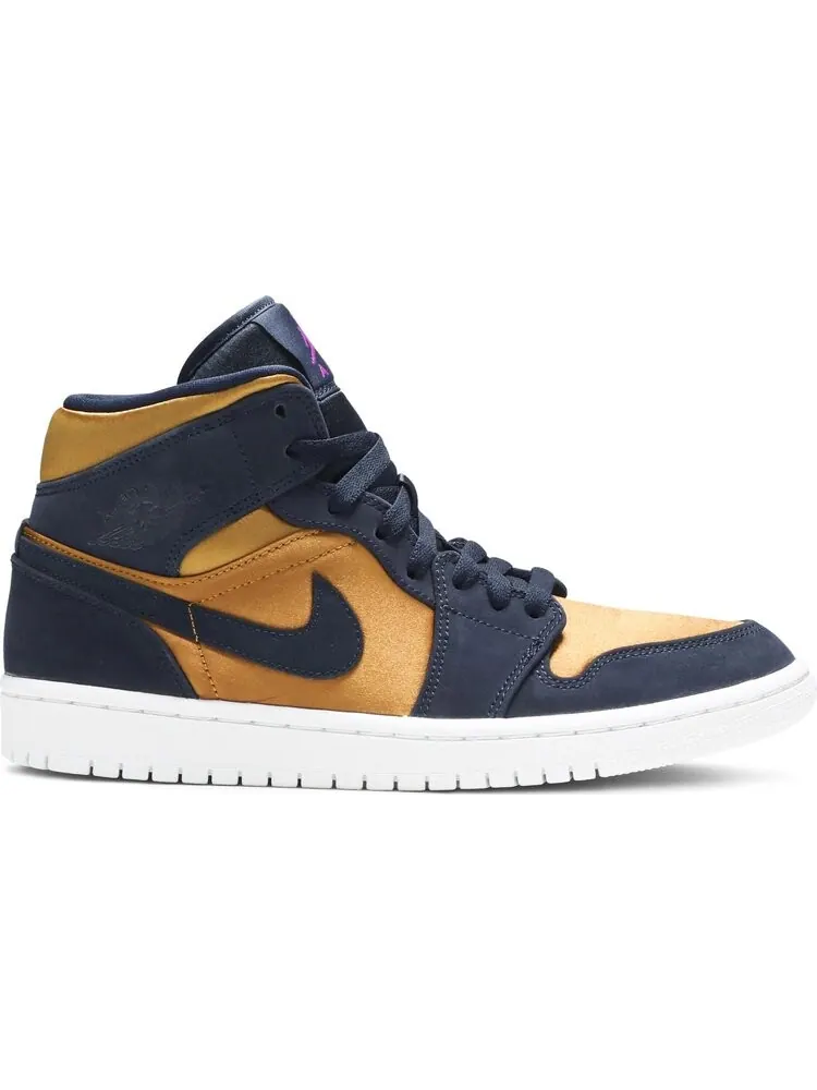 Кроссовки Air Jordan 1 Mid SE Premium Stain Gold — изображение 1 из 8, золото