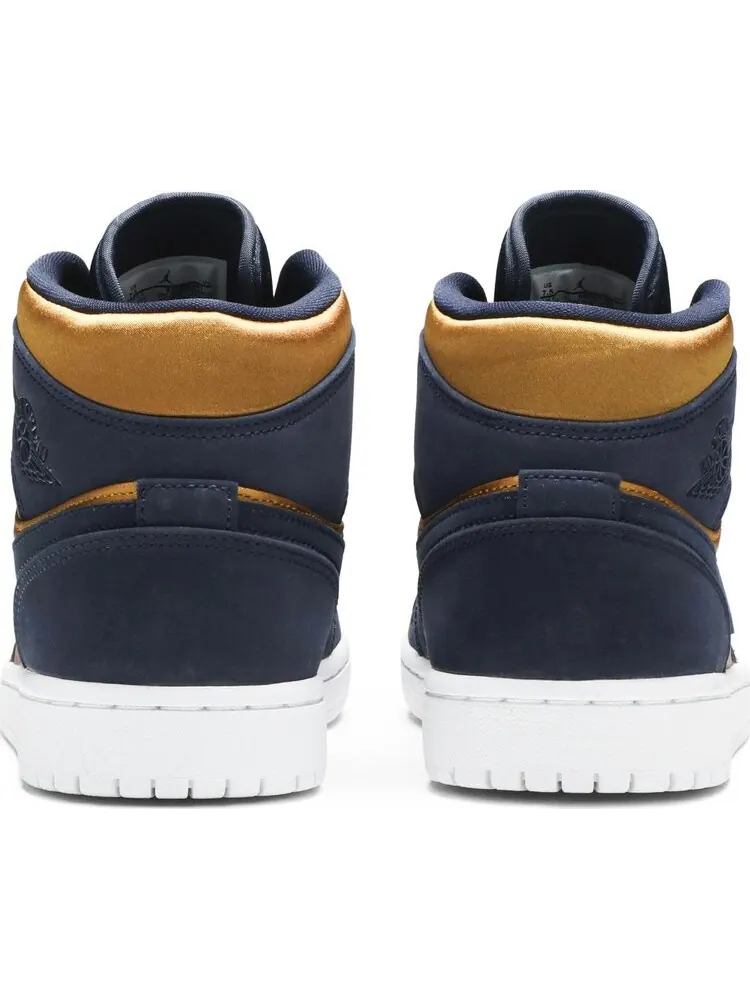 Кроссовки Air Jordan 1 Mid SE Premium Stain Gold — изображение 6 из 8, золото