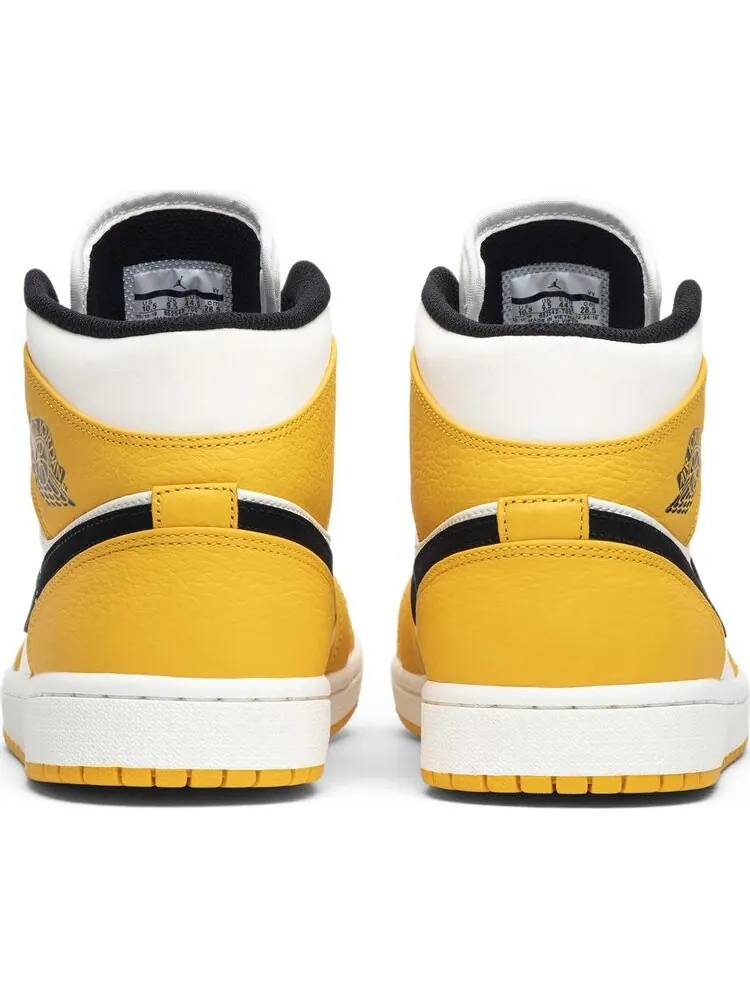 Кроссовки Air Jordan 1 Mid Lakers — изображение 6 из 8, золото