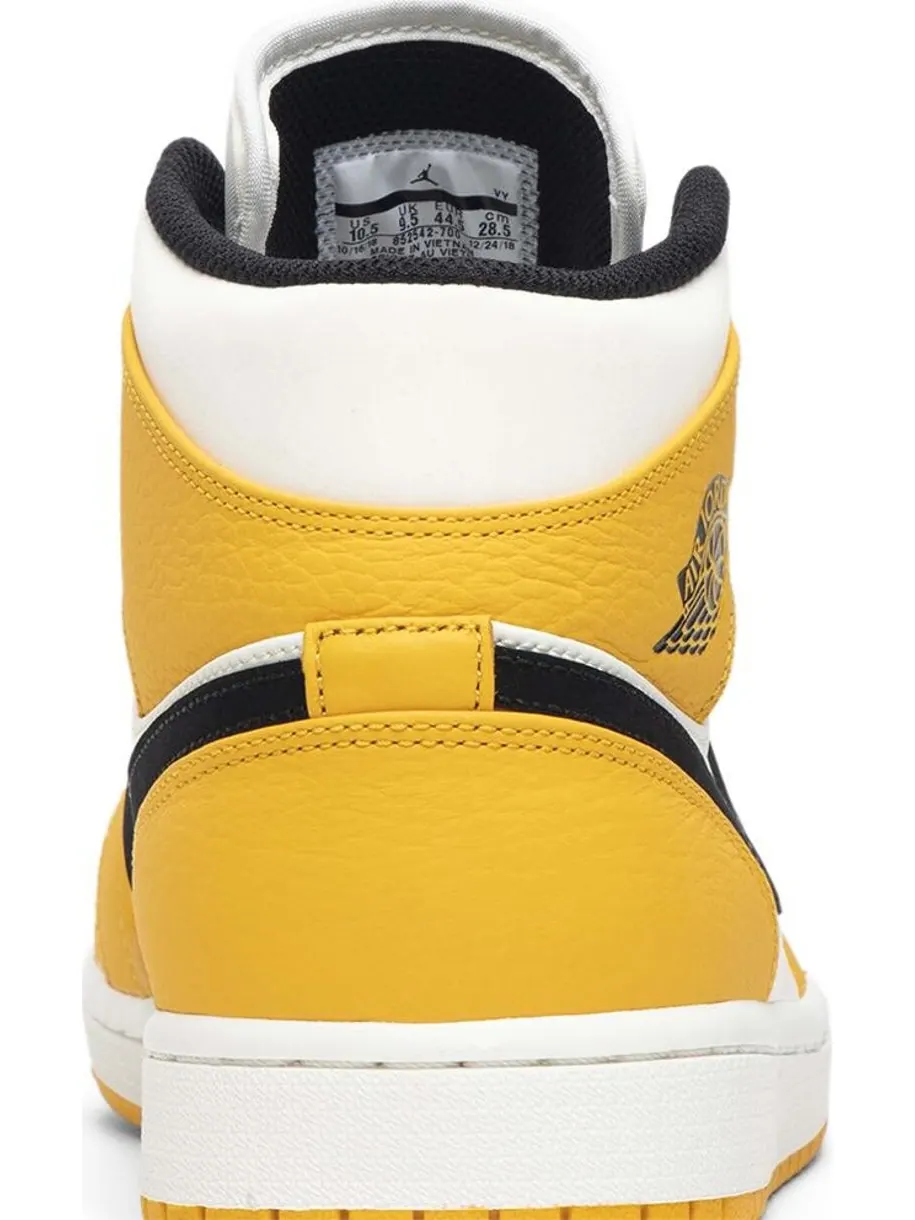 Кроссовки Air Jordan 1 Mid Lakers — изображение 7 из 8, золото