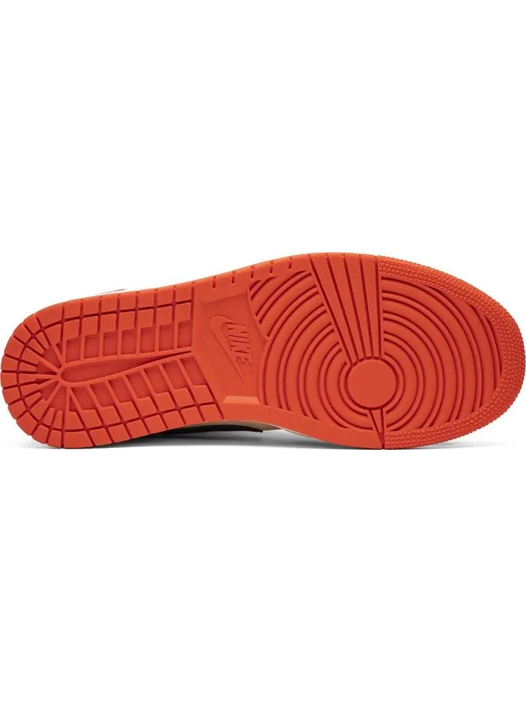 Кроссовки Air Jordan 1 Retro Mid SE Team Orange — изображение 4 из 7, оранжевый