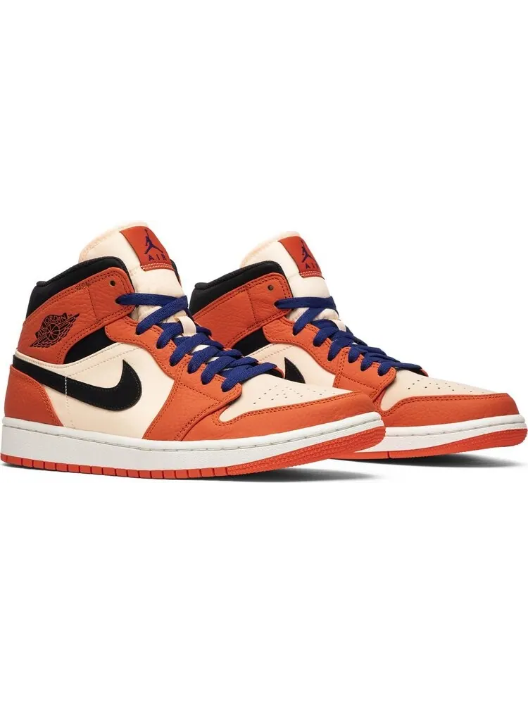 Кроссовки Air Jordan 1 Retro Mid SE Team Orange — изображение 7 из 7, оранжевый