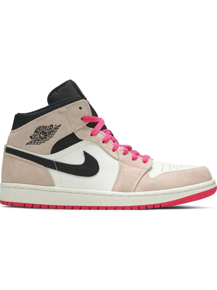 Кроссовки Air Jordan 1 Mid SE Crimson Tint — изображение 1 из 8, розовый