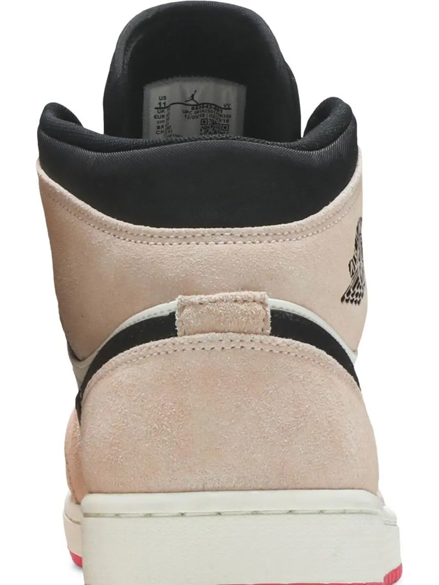 Кроссовки Air Jordan 1 Mid SE Crimson Tint — изображение 7 из 8, розовый