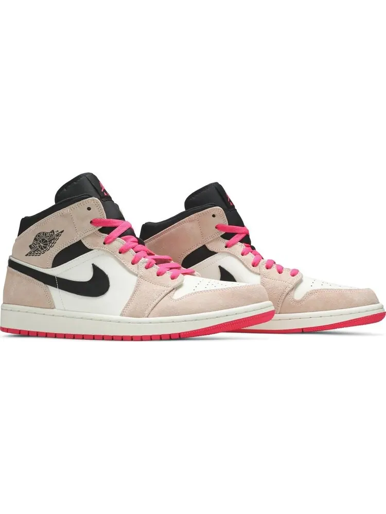 Кроссовки Air Jordan 1 Mid SE Crimson Tint — изображение 8 из 8, розовый