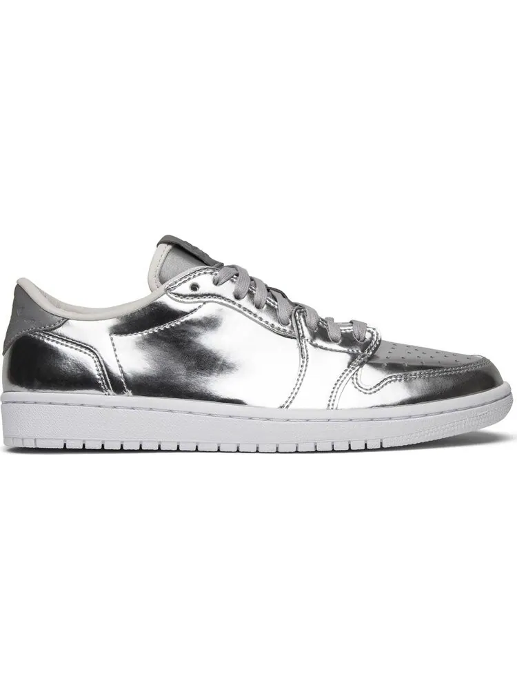 Кроссовки Air Jordan 1 Retro Low OG Pinnacle Metallic Silver — изображение 1 из 8, серебряный