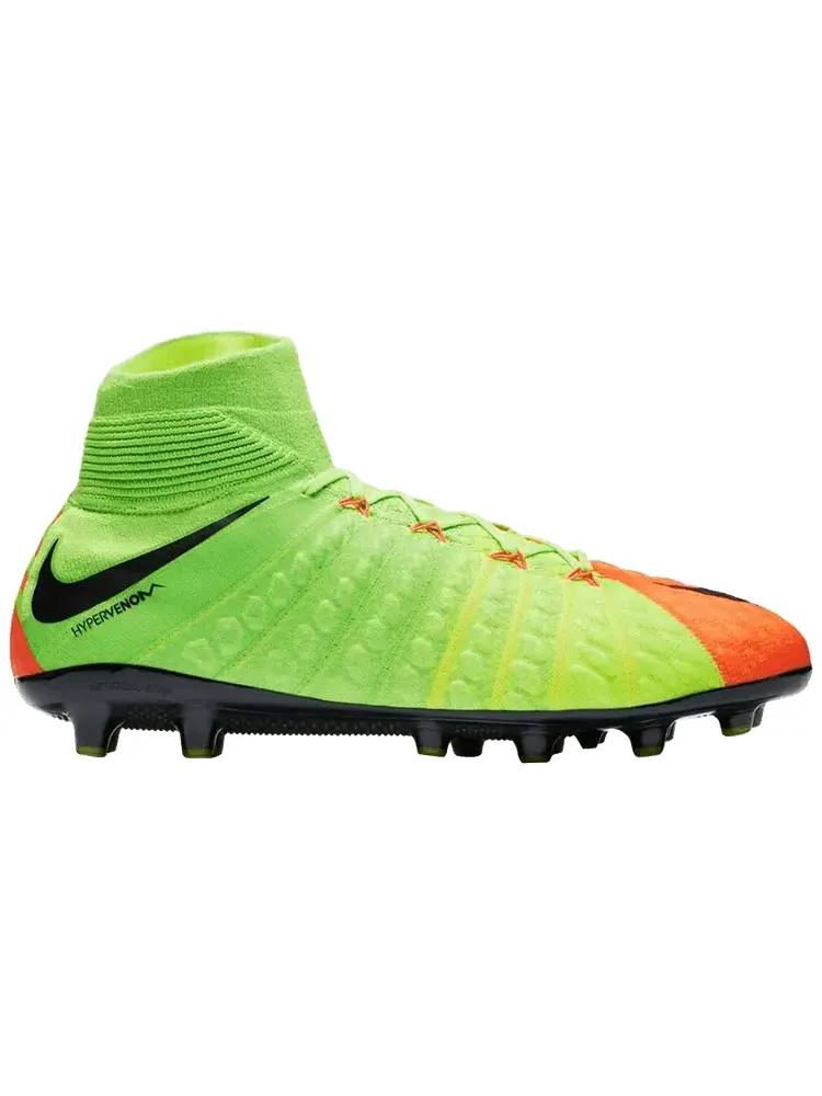 Кроссовки Nike Hypervenom Phantom 3 DF AG Pro 'Electric Green Hyper Orange' — изображение 1 из 1, зеленый