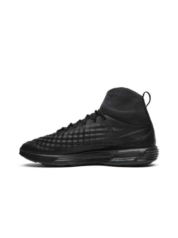 Кроссовки Nike Lunar Magista 2 Flyknit 'Black' — изображение 3 из 4, черный