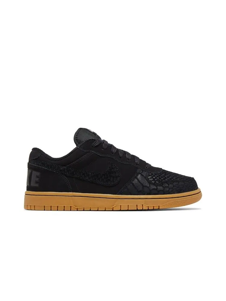 Кроссовки Nike Big Nike Low Lux Black Snakeskin Gum — изображение 1 из 6, черный