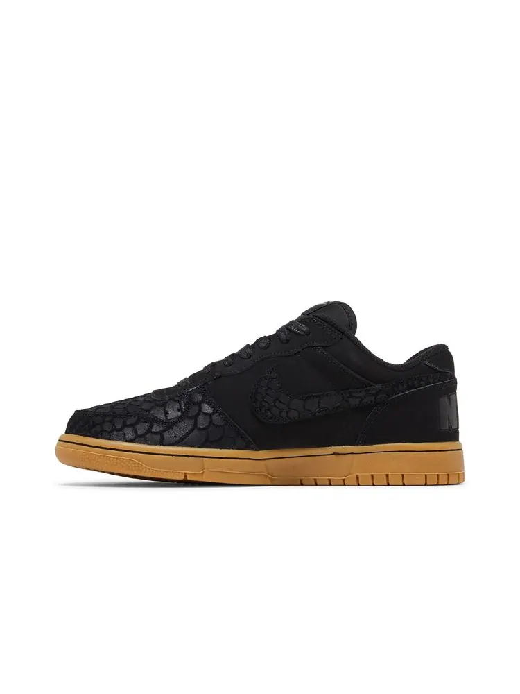 Кроссовки Nike Big Nike Low Lux Black Snakeskin Gum — изображение 3 из 6, черный