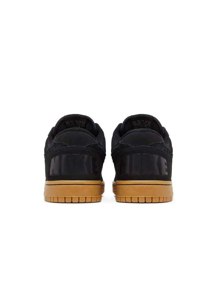 Кроссовки Nike Big Nike Low Lux Black Snakeskin Gum — изображение 6 из 6, черный