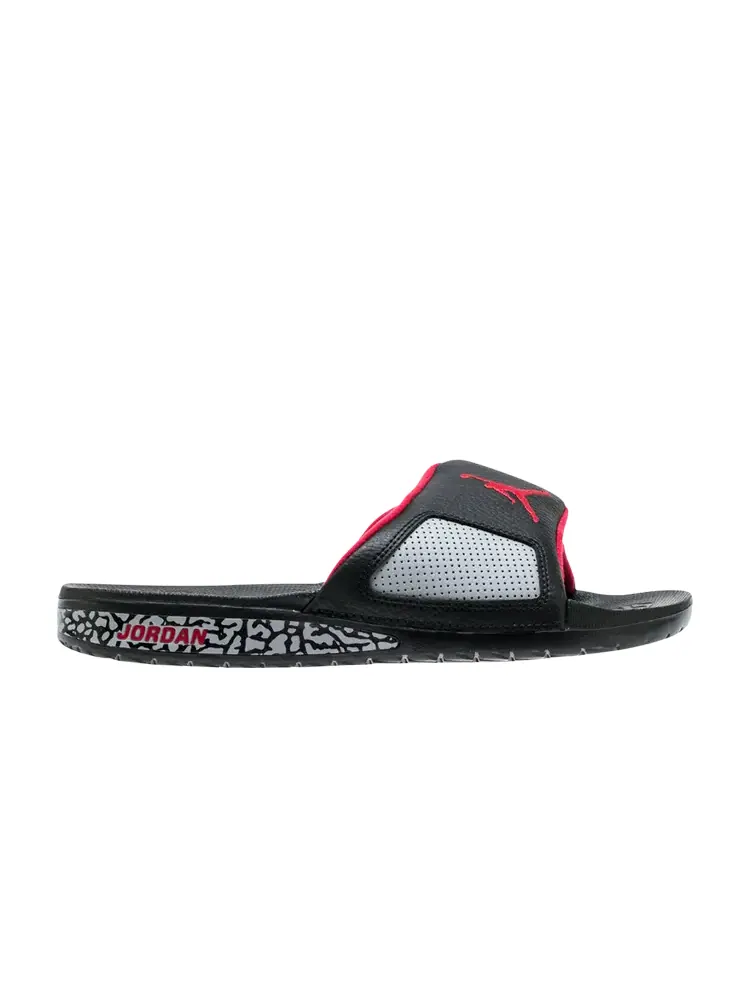 Кроссовки Air Jordan Jordan Hydro 3 Retro Slide 'Black Red Grey' — изображение 1 из 1, черный