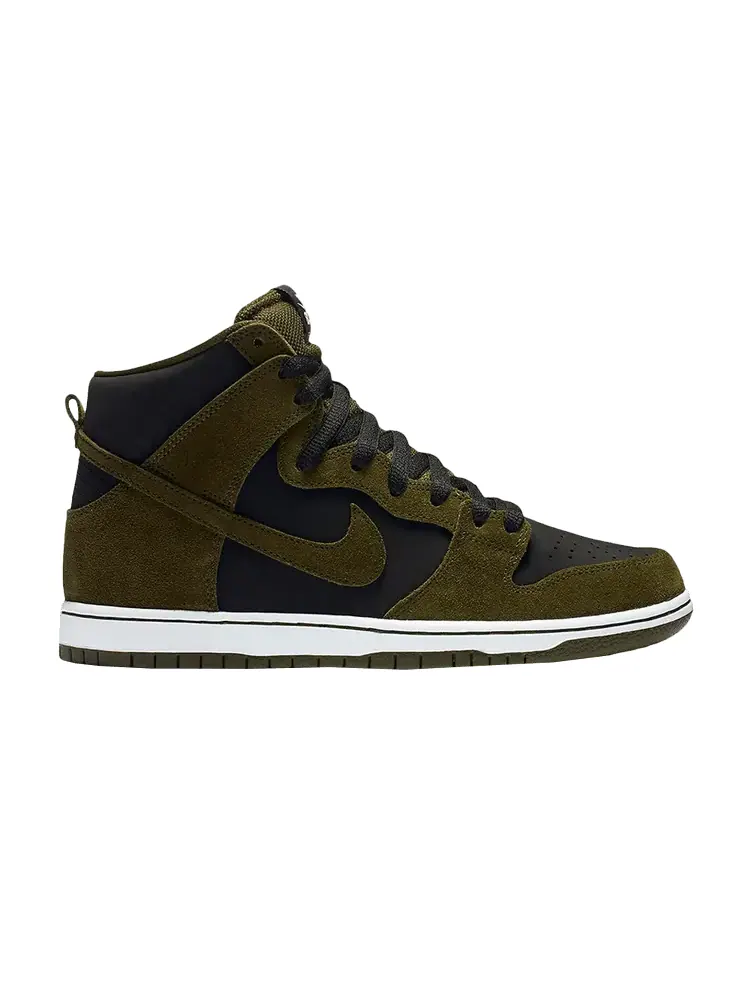 Кроссовки Nike SB Dunk High — изображение 1 из 1, оливковый