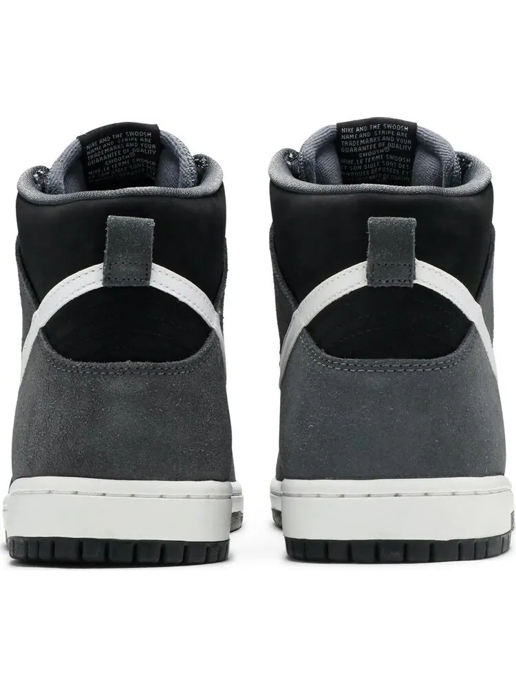 Кроссовки Nike SB Dunk High Pro 'Dark Grey' — изображение 6 из 8, серый