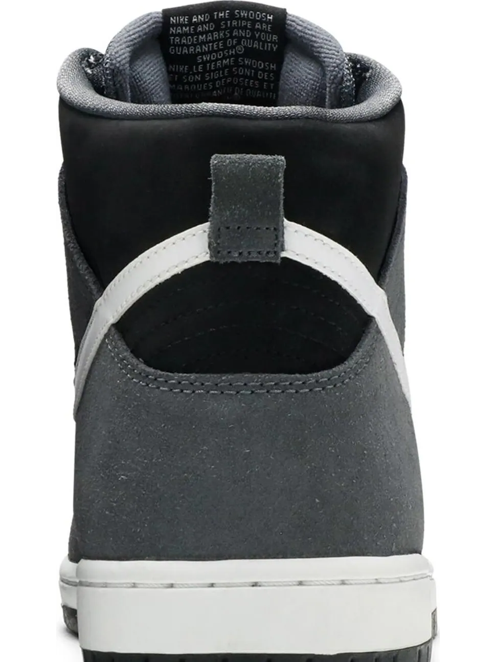 Кроссовки Nike SB Dunk High Pro 'Dark Grey' — изображение 7 из 8, серый